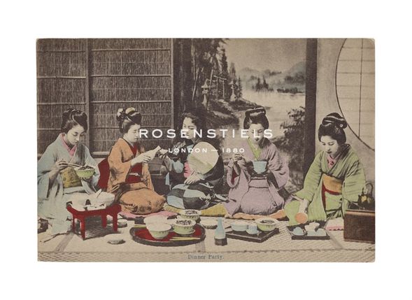 The Kyoto Collection Hand Numbered Limited Edition Print on Paper :"Dinner Party"