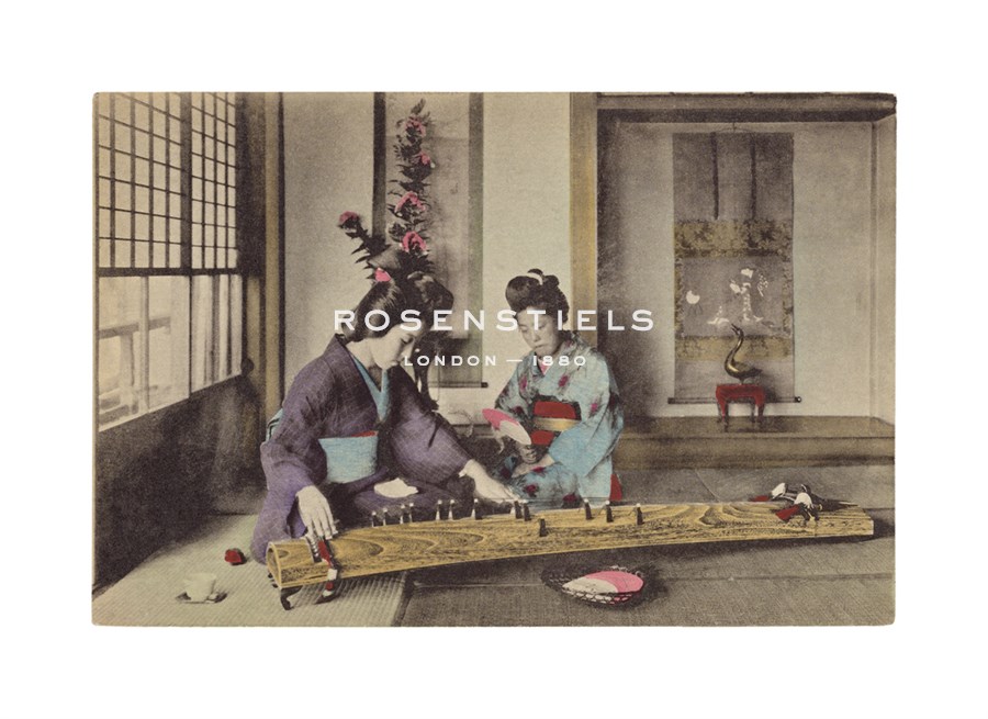 The Kyoto Collection Hand Numbered Limited Edition Print on Paper :"Women Playing the Koto"