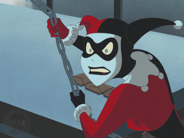 The New Batman Adventures Original Production Cel: "Harley Quinn"