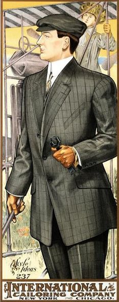 the RE Society Limited Edition Hand Pulled Lithograph on Paper: "International Tailoring"