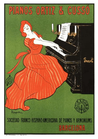 the RE Society Limited Edition Hand Pulled Lithograph on Paper: "Piano Ortiz and Cuzzo"