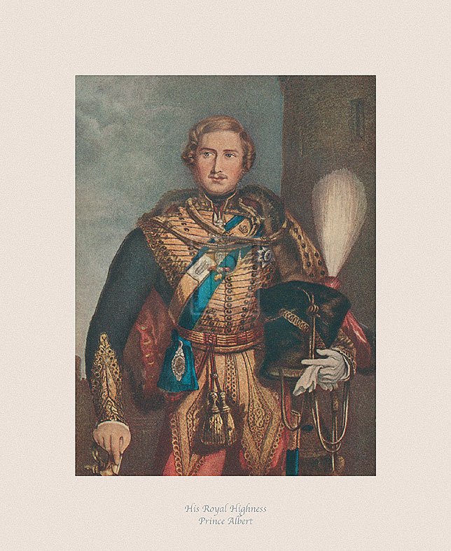 The Victorian Collection Hand Numbered Limited Edition Print on Paper :"His Royal Highness Prince Albert I"