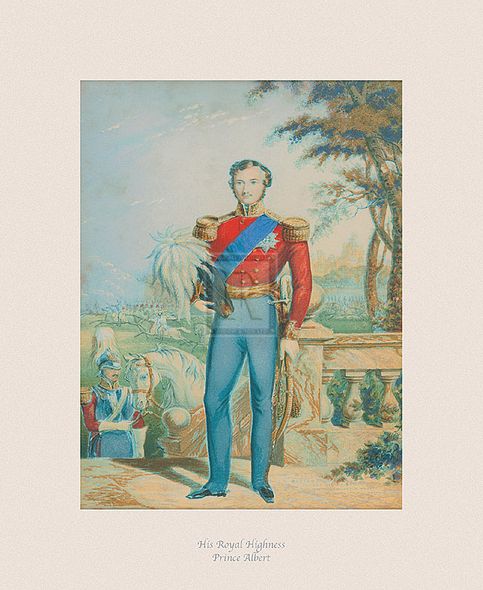 The Victorian Collection Hand Numbered Limited Edition Print on Paper :"His Royal Highness Prince Albert II"