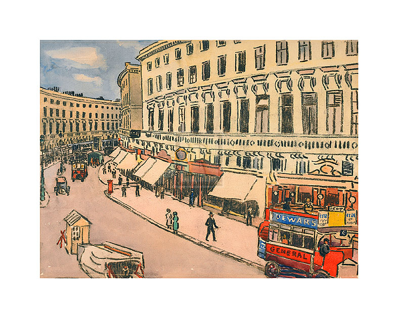 The Vintage Collection Hand Numbered Limited Edition Print on Paper :"Bold View Of The Quadrant, 1915-25"