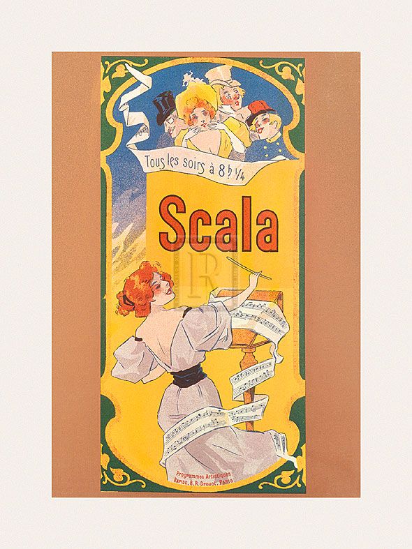 The Vintage Collection Hand Numbered Limited Edition Print on Paper :"Gaiety Girls - Scala"