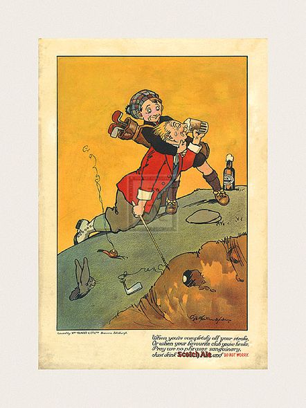 The Vintage Collection Hand Numbered Limited Edition Print on Paper :"Scotch Ale"