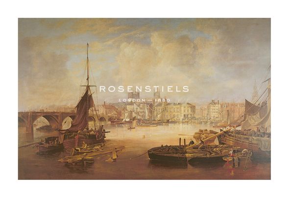 The Vintage Collection Hand Numbered Limited Edition Print on Paper :"Skyline from the River"