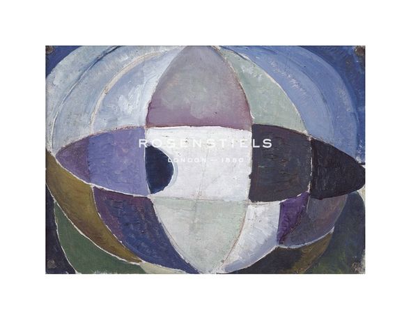 Theo Van Doesburg Hand Numbered Limited Edition Print on Paper :"Sphere, 1916"
