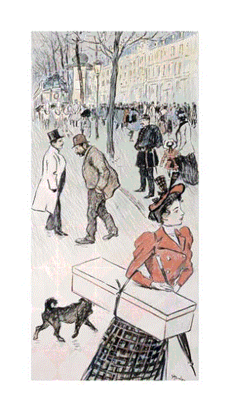 Theophile Steinlen Fine Art Open Edition Gicl&eacute;e:"A Street Scene"