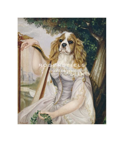 Thierry Poncelet Hand Numbered Limited Edition Print on Paper :"Demoiselle a la Lyre"