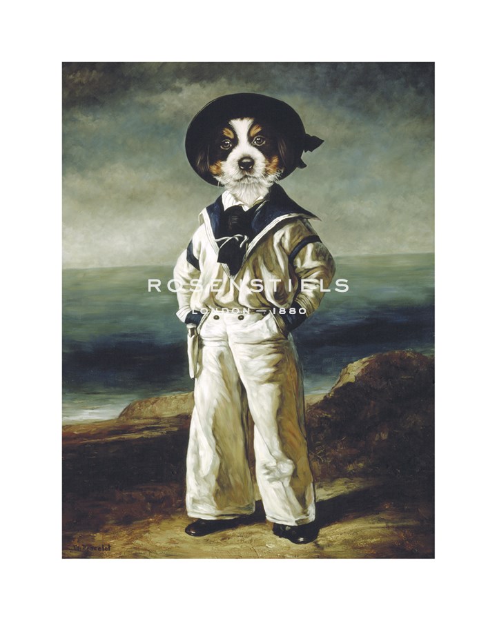 Thierry Poncelet Hand Numbered Limited Edition Print on Paper :"Jeune Marin"
