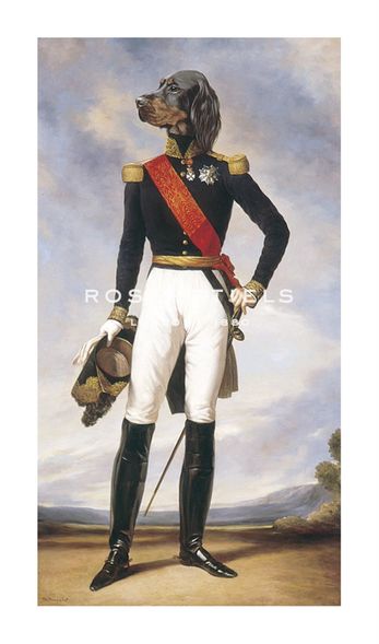 Thierry Poncelet Hand Numbered Limited Edition Print on Paper :"Le Colonel"