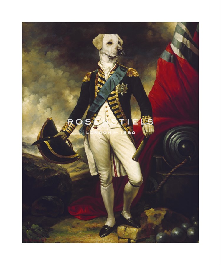 Thierry Poncelet Hand Numbered Limited Edition Print on Paper :"Le Marquis de Retriever"