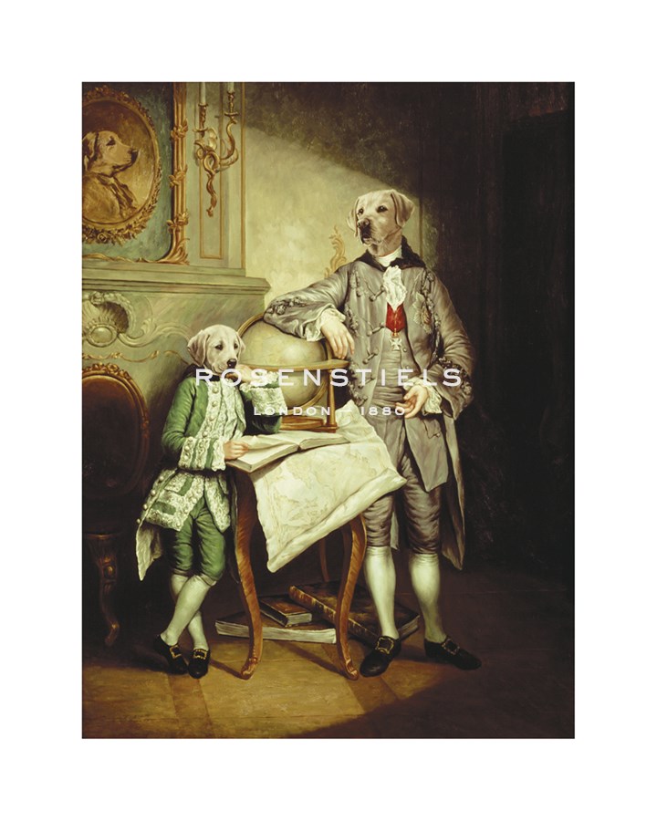 Thierry Poncelet Hand Numbered Limited Edition Print on Paper :"Le Precepteur et Son Eleve"