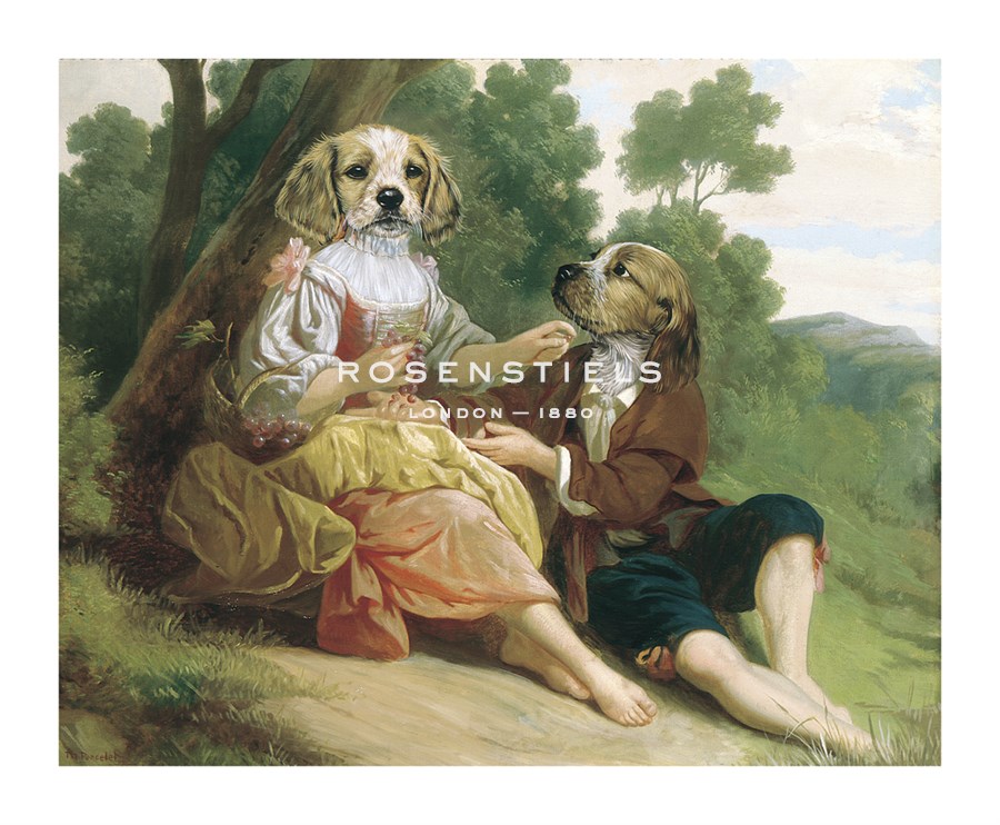 Thierry Poncelet Hand Numbered Limited Edition Print on Paper :"Les Amis"
