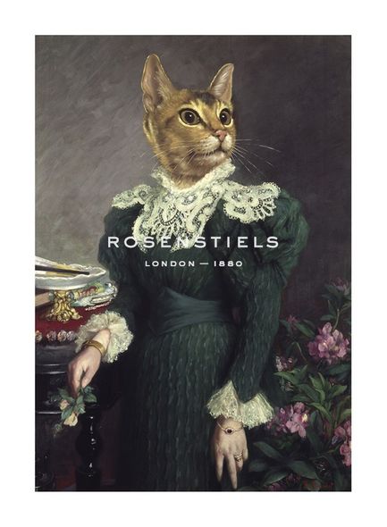 Thierry Poncelet Hand Numbered Limited Edition Print on Paper :"Madame Ronronner"