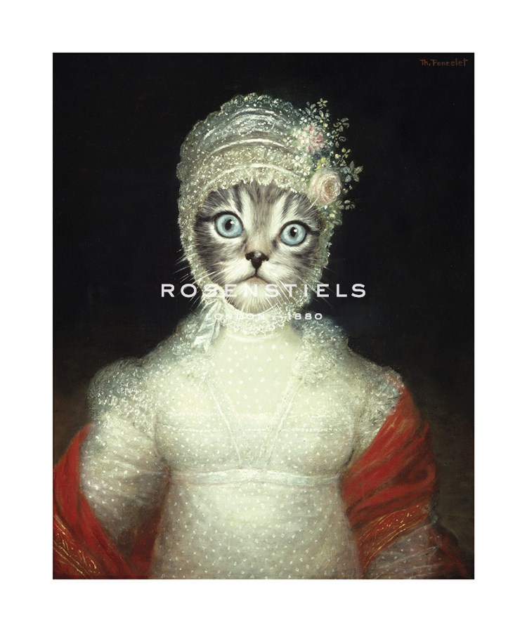 Thierry Poncelet Hand Numbered Limited Edition Print on Paper :"Mademoiselle Lillian"