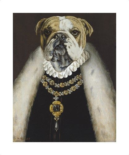 Thierry Poncelet Hand Numbered Limited Edition Print on Paper :"Queen's Counsel"
