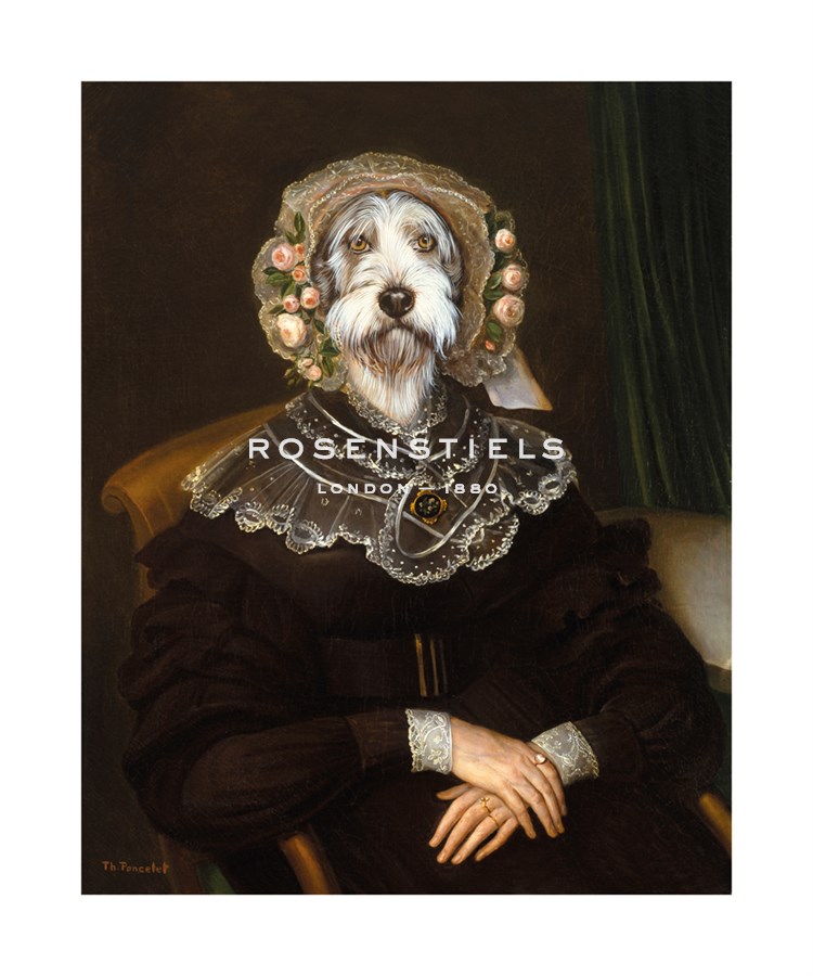 Thierry Poncelet Hand Numbered Limited Edition Print on Paper :"Tante Camille"