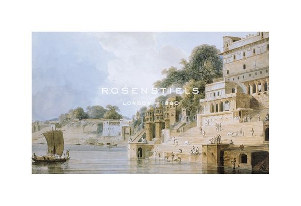 Thomas and William Daniell Hand Numbered Limited Edition Print on Paper :"Dasasvamedha Ghat"