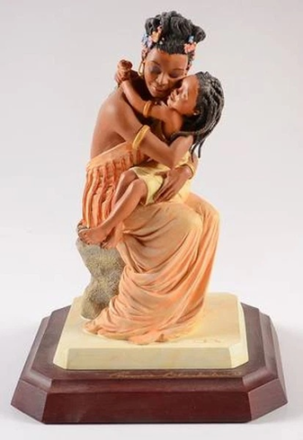 Thomas Blackshear Limited Edition Open Edition Porcelain Sculpture: "The NURTURER" Thomas Blackshear Limited Edition Open Edition Porcelain Sculpture: "The NURTURER"