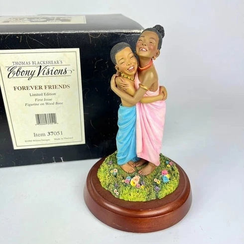 Thomas Blackshear Limited Edition Porcelain: "Forever Friends"