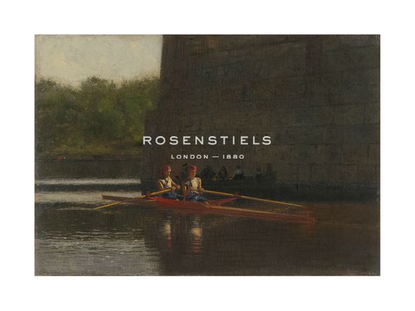 Thomas Eakins Hand Numbered Limited Edition Print on Paper :"The Oarsmen (The Schreiber Brothers)"