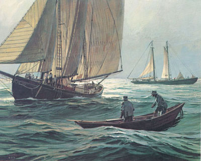 Thomas Hoyne Hand Signed and Numbered Limited Edition Lithograph "First For Home "