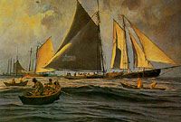 Thomas Hoyne Hand Signed and Numbered Limited Edition Lithograph "Heading Home "