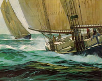 John Stobart (English b. 1929) Limited Edition Lithograph Sailing Day