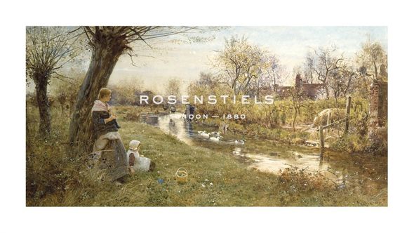 Thomas James Lloyd Hand Numbered Limited Edition Print on Paper :"Watching the Ducks"