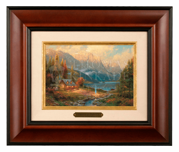 Thomas Kinkade 5" x 7" Framed Brushworks:"Beginning of a Perfect Day"