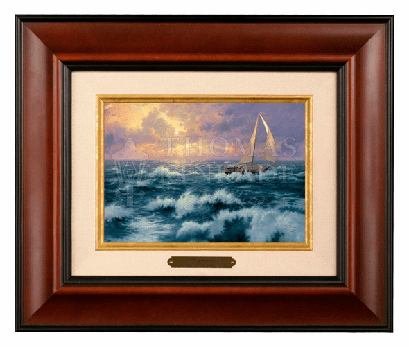 Thomas Kinkade 5" x 7" Framed Brushworks:"Perseverance"