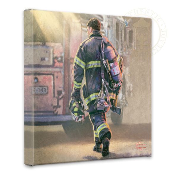 Thomas Kinkade Studios: "Selfless Service - 14' x 14' Gallery Wrapped Canvas"