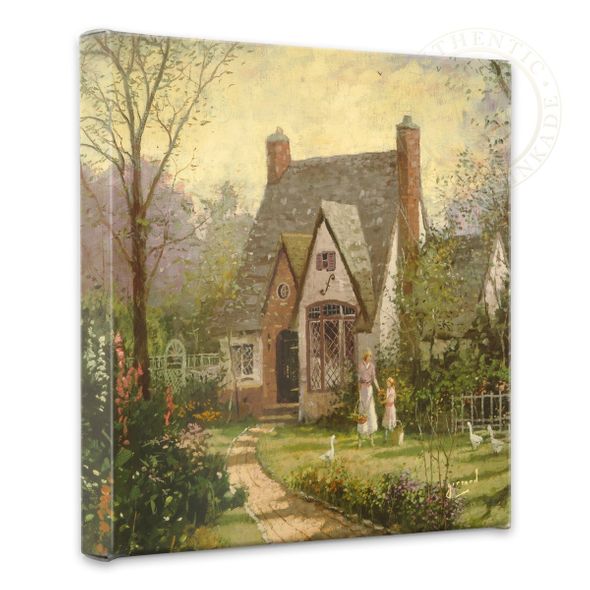 Thomas Kinkade Studios: "The Cottage - 14' x 14' Gallery Wrapped Canvas"