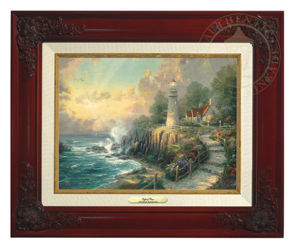 Thomas Kinkade 9" x 12" Framed Canvas Classics:"The Light of Peace"