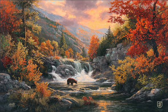 Francisco Caballero Signed Limited Edition Giclee Print:"Autumn Abundance"