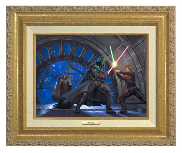 Thomas Kinkade 12" x 16" Framed Canvas Classics:"A Son's Destiny"