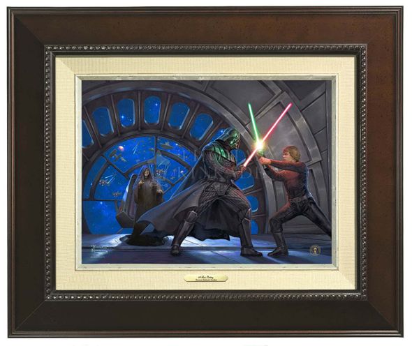 Thomas Kinkade 12" x 16" Framed Canvas Classics:"A Son's Destiny"