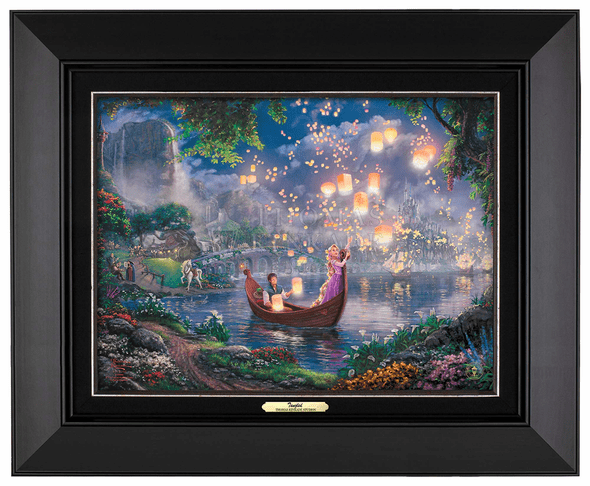 Thomas Kinkade 12" x 16" Framed Canvas Classics:"Disney Tangled"