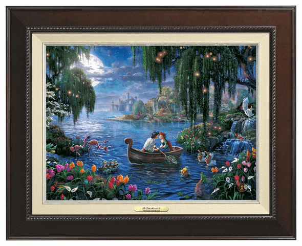 Thomas Kinkade 12" x 16" Framed Canvas Classics:"Disney The Little Mermaid II"