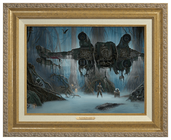 Thomas Kinkade 12" x 16" Framed Canvas Classics:"Do. Or do not. There is no try."