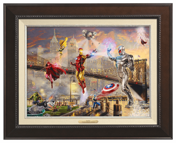 Thomas Kinkade 12" x 16" Framed Canvas Classics:"Iron Man"