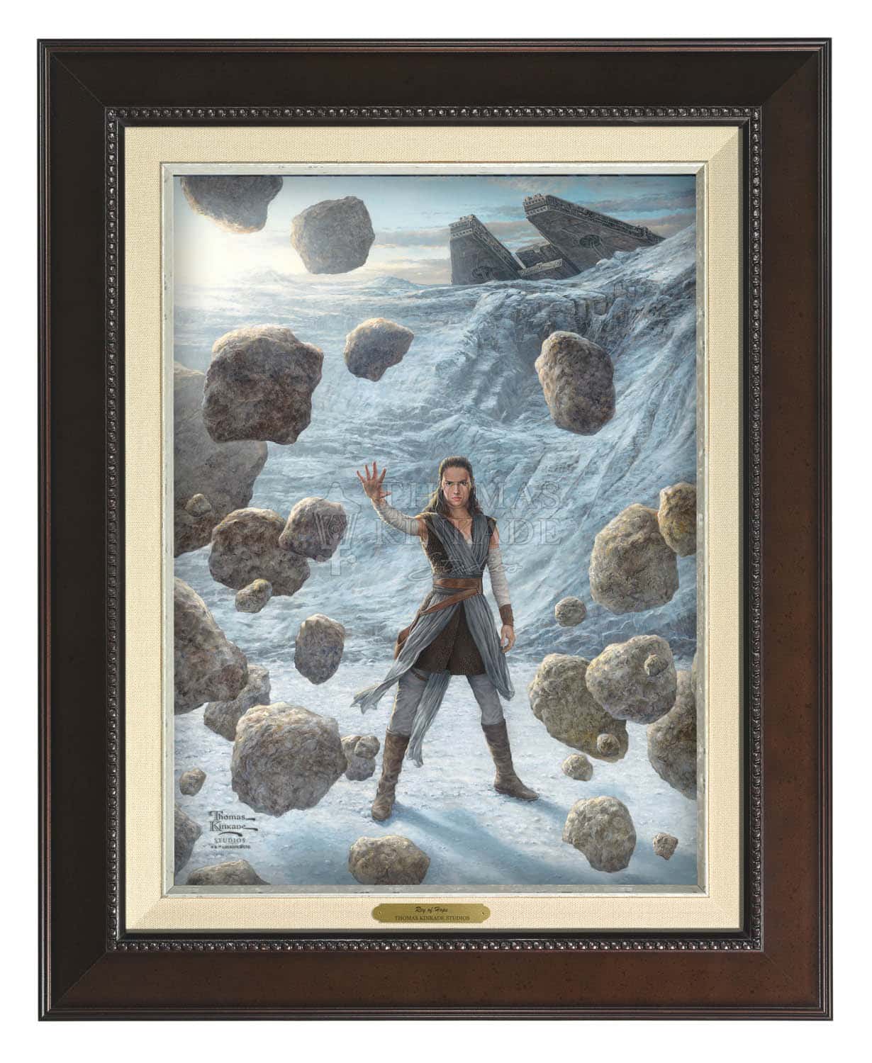 Thomas Kinkade 12" x 16" Framed Canvas Classics:"Rey of Hope"