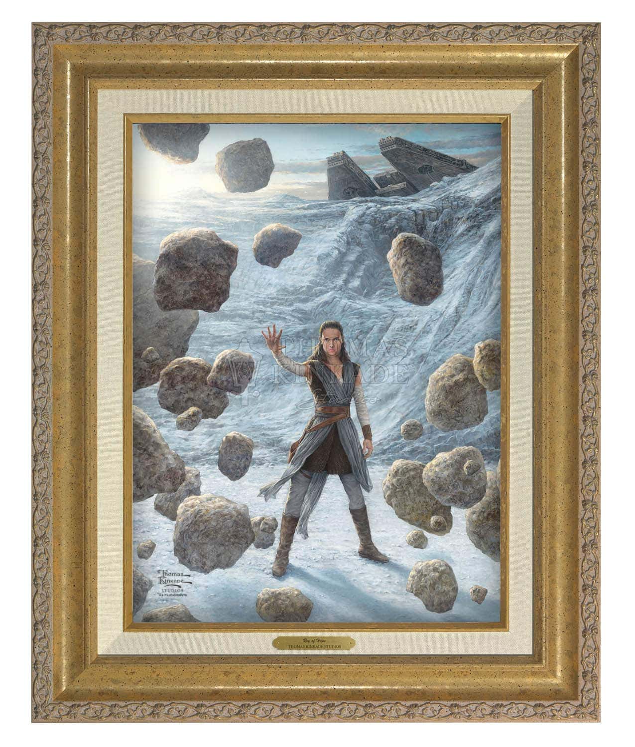 Thomas Kinkade 12" x 16" Framed Canvas Classics:"Rey of Hope"