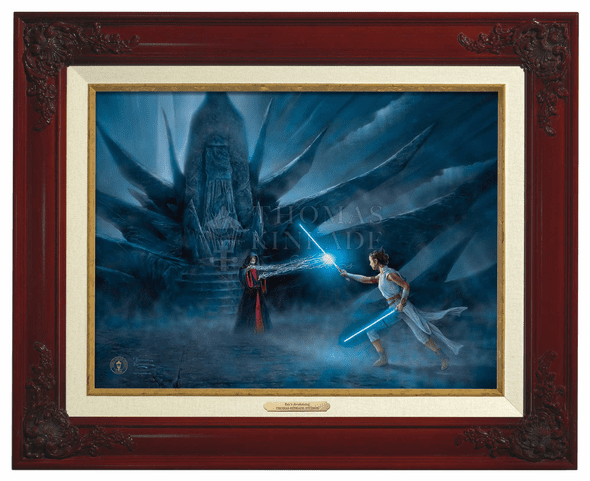 Thomas Kinkade 12" x 16" Framed Canvas Classics:"Rey's Awakening"