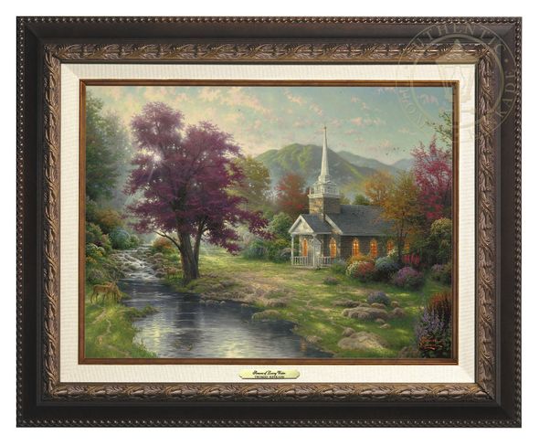 Thomas Kinkade 12" x 16" Framed Canvas Classics:"Streams of Living Water"