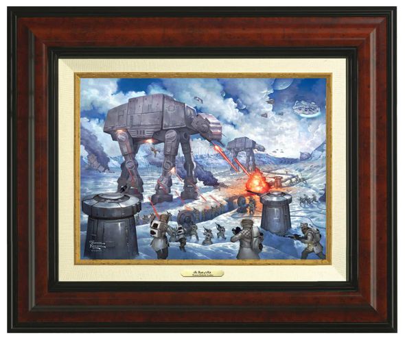 Thomas Kinkade 12" x 16" Framed Canvas Classics:"The Battle of Hoth"