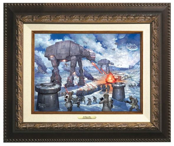 Thomas Kinkade 12" x 16" Framed Canvas Classics:"The Battle of Hoth"