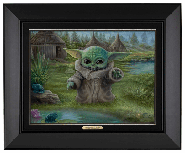 Thomas Kinkade 12" x 16" Framed Canvas Classics:"The Mandalorian ™ – Child's Play"